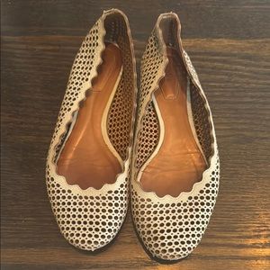 Chloe Cream ballet flats